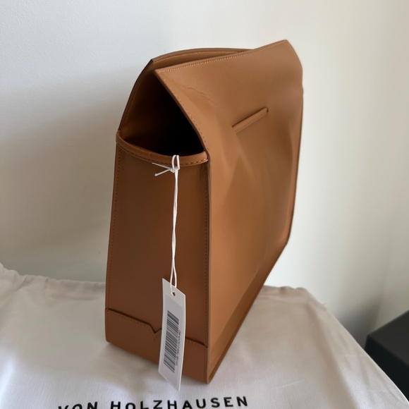 VON HOLZHAUSEN The Medium Shopper Caramel - Picture 3 of 14